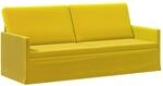 3-sitzer Sofa Gelb 190 X 81 X 82 Cm Samt (v) Vidaxl