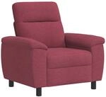Sofa Weinrot 95 X 90 X 95 Cm Stoff Vidaxl