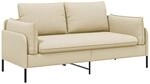 2-sitzer Sofa Creme 188 X 81 X 89 Cm Stoff Vidaxl