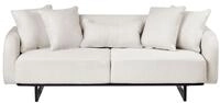 Sofa 3-sitzer Svanek Stoff Cremewei&szlig;
