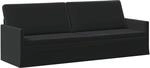3-sitzer Sofa Schwarz 220 X 81 X 82 Cm Samt (v) Vidaxl