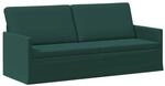 3-sitzer Sofa Dunkelgr&uuml;n 190 X 81 X 82 Cm Stoff Vidaxl