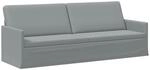 3-sitzer Sofa Hellgrau 220 X 81 X 82 Cm Stoff Vidaxl