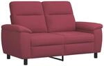 Sofa Weinrot 158 X 90 X 95 Cm Stoff Vidaxl