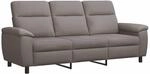 Sofa Taupe 214 X 90 X 95 Cm Stoff Vidaxl