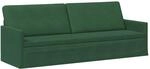 3-sitzer Sofa Dschungelgr&uuml;n 220 X 81 X 82 Cm Cordstoff Vidaxl
