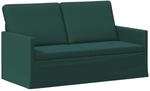 2-sitzer Sofa Dunkelgr&uuml;n 150 X 81 X 82 Cm Stoff Vidaxl