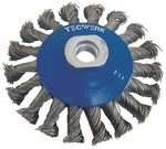 Tecwerk Kegelb&uuml;rste D.100mm Drahtst&auml;rke 0,35mm Va 13mm 12500min-&sup1; Tecwerk