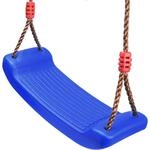 Kinderschaukel Blau H&ouml;henverstellbar Mit Rutschfestem Sitz F&uuml;r Garten & Indoor