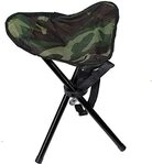 Stealth Gear - Klappbarer Hocker Mit 4 Beinen, Mehrfarbig