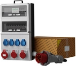 Stromverteiler Ext-s/fi Skh 1x32a 2x16a 4x230v Mid Stromz&auml;hler Kabel...