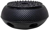Gusseisen St&ouml;vchen Massiv Schwarz - 13,5 Cm - Teew&auml;rmer Nach Japanischer Art...