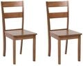 Esszimmerstuhl 2er Set Georgia Holz Braun