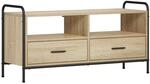Tv-schrank 67,5 X 33 X 50 Cm Sonoma-eiche Holzwerkstoff Vidaxl