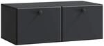Vidaxl Wall-mounted Tv Cabinet 78.5 X 41 X 30 Cm Black Engineered Wood