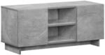 Tv-st&auml;nder 90 X 34,5 X 40 Cm Betongrau Holzwerkstoff Vidaxl