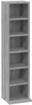Vidaxl Cd Cabinet Grey Sonoma 21x20x88 Cm Engineered Wood