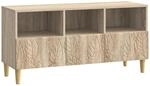 Vidaxl Tv Cabinet 102 X 34.5 X 50 Cm Sonoma Oak Engineered Wood