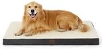Orthop&auml;disches Hundebett F&uuml;r Gro&szlig;e Hunde, Waschbar, 112x81cm, Grau/beige