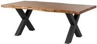 Esstisch Akazie Natur Lackiert 180x90x77 Cm (bxtxh) Zerlegt Freeform