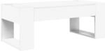 Vidaxl Coffee Table White 110 X 50 X 41 Cm Engineered Wood