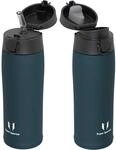 Edelstahl Thermosflasche 350-950ml, Bpa-frei, 2 Deckel, Jade