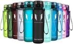Trinkflasche Tritan 350-1000ml Bpa-frei Sport Wasser Fahrrad Fitness Outdoor...