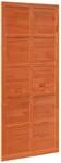 Vidaxl Barn Door 80 X 2.5 X 208 Cm Solid Pine Wood Wax Brown