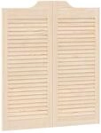Vidaxl Swing Doors 90 X 40 Cm Solid Pine Wood Natural