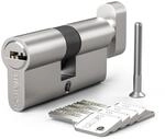 Euro-schlie&szlig;zylinder Mit Drehknauf 60mm, 30t/30mm, 5 Schl&uuml;ssel, Anti-picking,