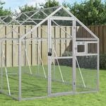 Vidaxl - Voliere Silbern 1,79x8x1,85 M Aluminium
