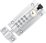 Zahlenschloss Riegelschloss Zinklegierung Silber 4-stellig F&uuml;r Tore & Schr&auml;nke