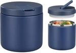 Thermobeh&auml;lter F&uuml;r Essen 560ml, Edelstahl, Auslaufsicher, Blau