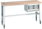 Bott Werkbank Cubio 3 Schubladen Multiplex H&ouml;henverstellbar 2000 X 750 Mm Ral...