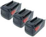 Vhbw - 3x Akku Kompatibel Mit Hilti Te6-ali, Te6-a36, Te 6-a36 Avr, Te 500-a36,...