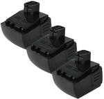 Vhbw - 3x Akku Kompatibel Mit Hilti Sfl Flashlight, Sfl 144-a, Sid 144-a Cpc...