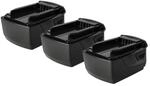 Vhbw 3x Akku Kompatibel Mit Hilti Cd 4-a22, Ag 4s-a22 (125), Bx 3-l 02, Ag...