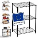 Relaxdays Metallregal, 3 Ebenen Je Bis 35 Kg, Hbt: 84 X 56 X 35 Cm, Haus, Keller &