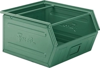 Stahlbeh&auml;lter Mm B=450 T=520 H=300 Gr.5p4 Gr&uuml;n Ral6011