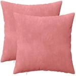 Kissenbezug 2 Pcs Heerlen Rosa 40 X 40 Cm Samt Vidaxl