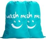 2er-pack W&auml;sches&auml;cke 120l Faltbar, Wasserdicht, Blau