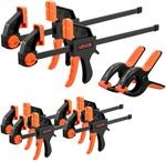 Vevor Einhandzwinge, 8er-pack, 15,24 & 30,48 Cm &Ouml;ffnung, Mit Federzwingen,
