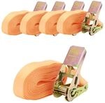 Baumarktplus - 5x Profi Ratschen Spanngurt Spanngurte Zurrgurt 1-tlg 6m 0,8t 0,8to