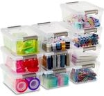 10er-set Aufbewahrungsboxen 1.25l Transparent Stapelbar Mit Deckel
