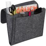 Betttasche, Zum Einh&auml;ngen, 5 F&auml;cher, Aufbewahrung Bett, Sofa, Filz Bettorganizer