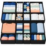 Relaxdays Schubladen Ordnungssystem, 16-tlg. Set, F&uuml;r Ikea Hemnes Kommode, 3