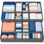 Relaxdays Schubladen Ordnungssystem, 16-tlg. Set, F&uuml;r Ikea Hemnes Kommode, 3