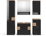Vicco - Badm&ouml;bel-set Eden, Anthrazit, 5 Teile