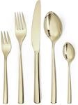 Besteckset 30-teilig F&uuml;r 6 Personen, Champagner Gold, Edelstahl,...