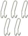 Sotech Garderobenhaken Fara 190 Mm Edelstahl, 5 St&uuml;ck